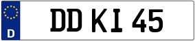 Truck License Plate